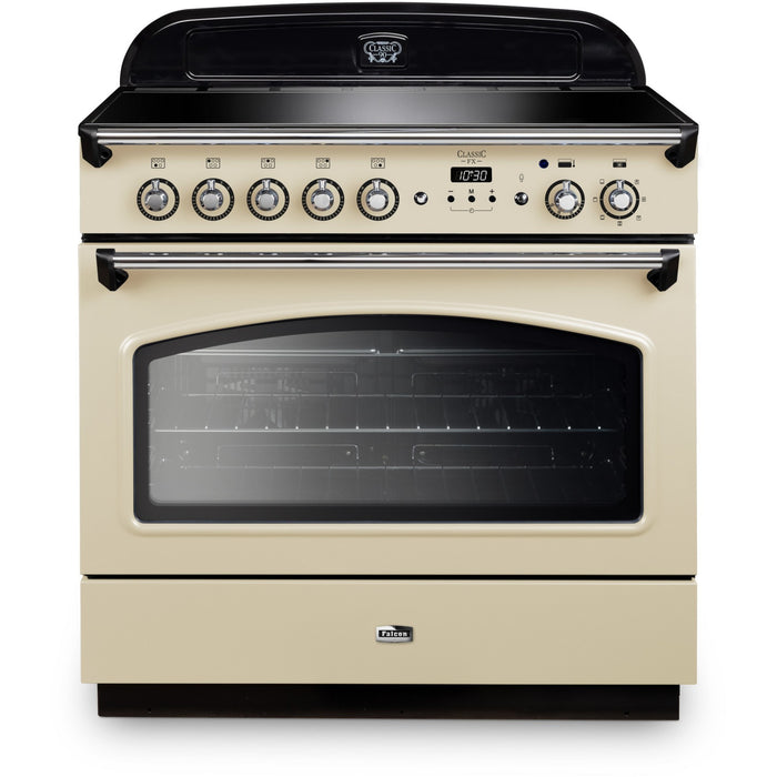Piano de cuisson induction FALCON CLASSIC FX TAB IND 90 CM CREME CHROME