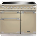 Piano de cuisson induction FALCON ELISE TAB IND 100 CM CREME NICKEL BROSS