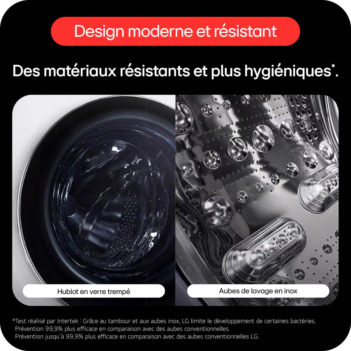 Lave linge hublot LG F94X56WSTA - 9 kg - 1400 tr/min - Classe A - Moteur direct drive - Autodosage - Connecté