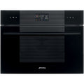 Four micro onde combiné SMEG SO4102M1B3 - Combiné micro-ondes - Hydrolyse - Écran tactile