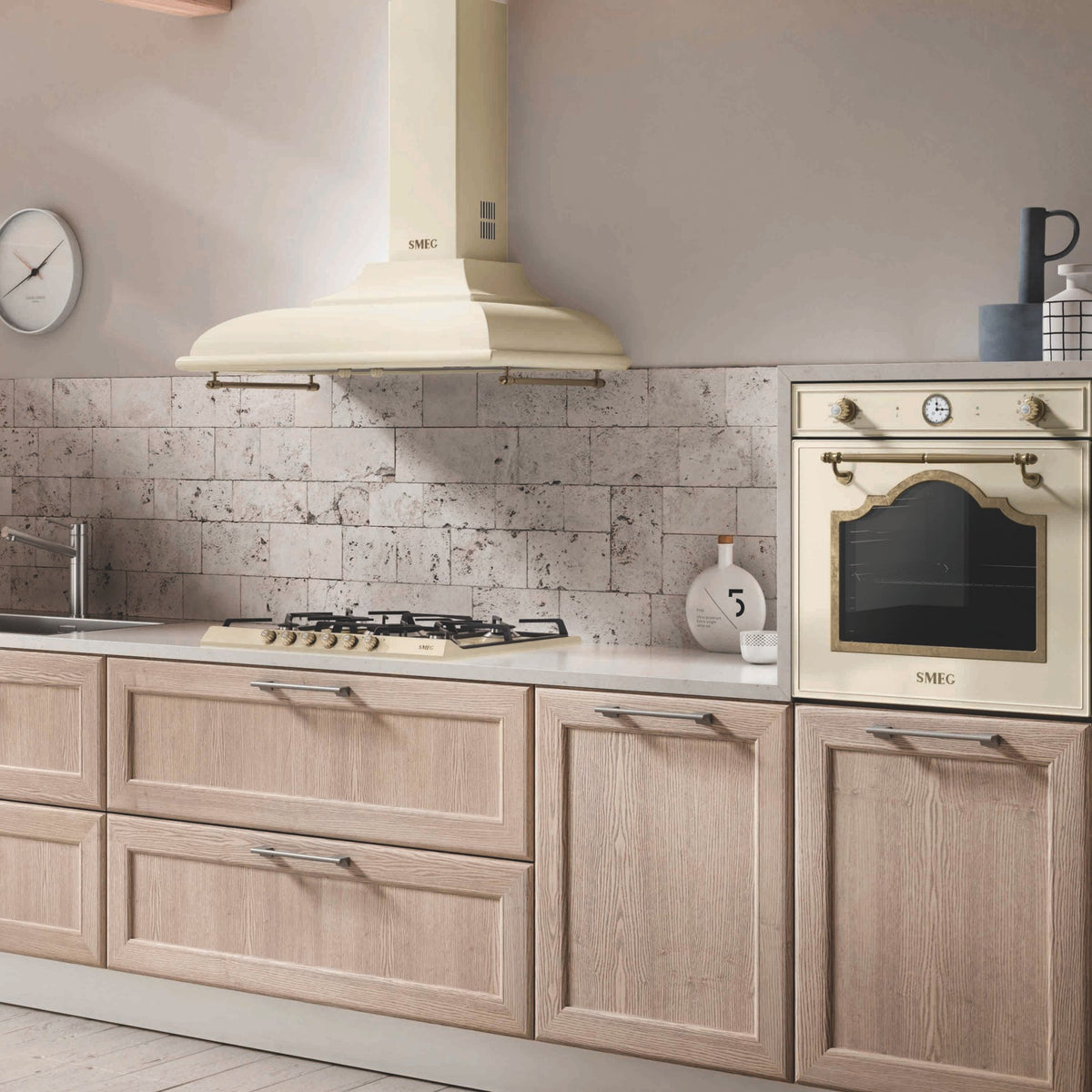 Four Pyro SMEG SF67C1PO - Pyrolyse - Convection naturelle