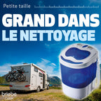 Lave linge portable BRIEBE avec Centrifugeuse, pour Camping WM1111