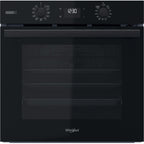Four encastrable WHIRLPOOL OMSR58RU0B - Pyrolyse - Chaleur pulsée - Porte froide - noir Matt