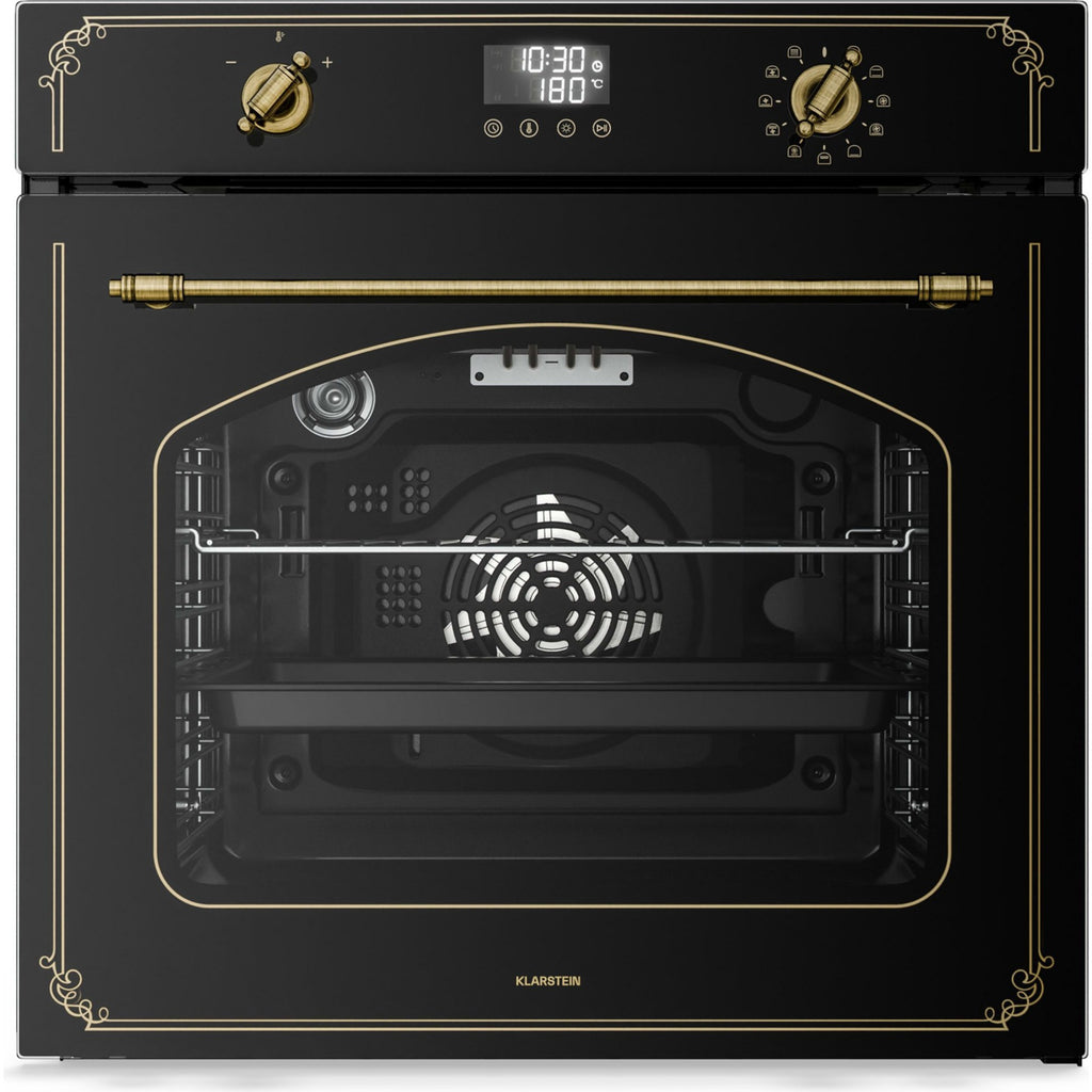 Four encastrable KLARSTEIN 60 cm pyrolyse 3150W 76L Noir Victoria
