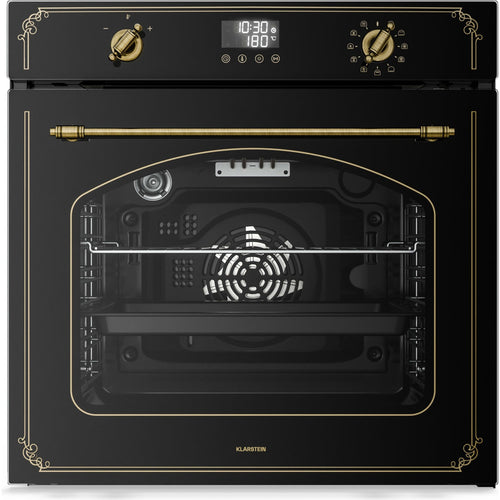 Four encastrable KLARSTEIN 60 cm pyrolyse 3150W 76L Noir Victoria