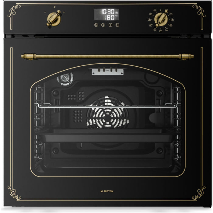 Four encastrable KLARSTEIN 60 cm pyrolyse 3150W 76L Noir Victoria