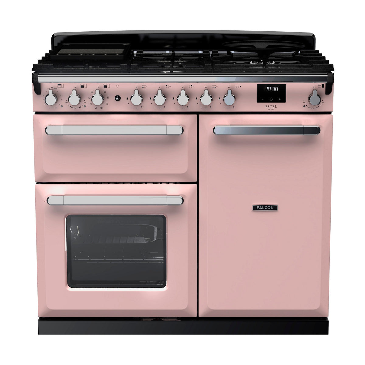 Piano de cuisson induction FALCON ESTEL DELUXE TAB IND 90 CM ROSE PASTEL C