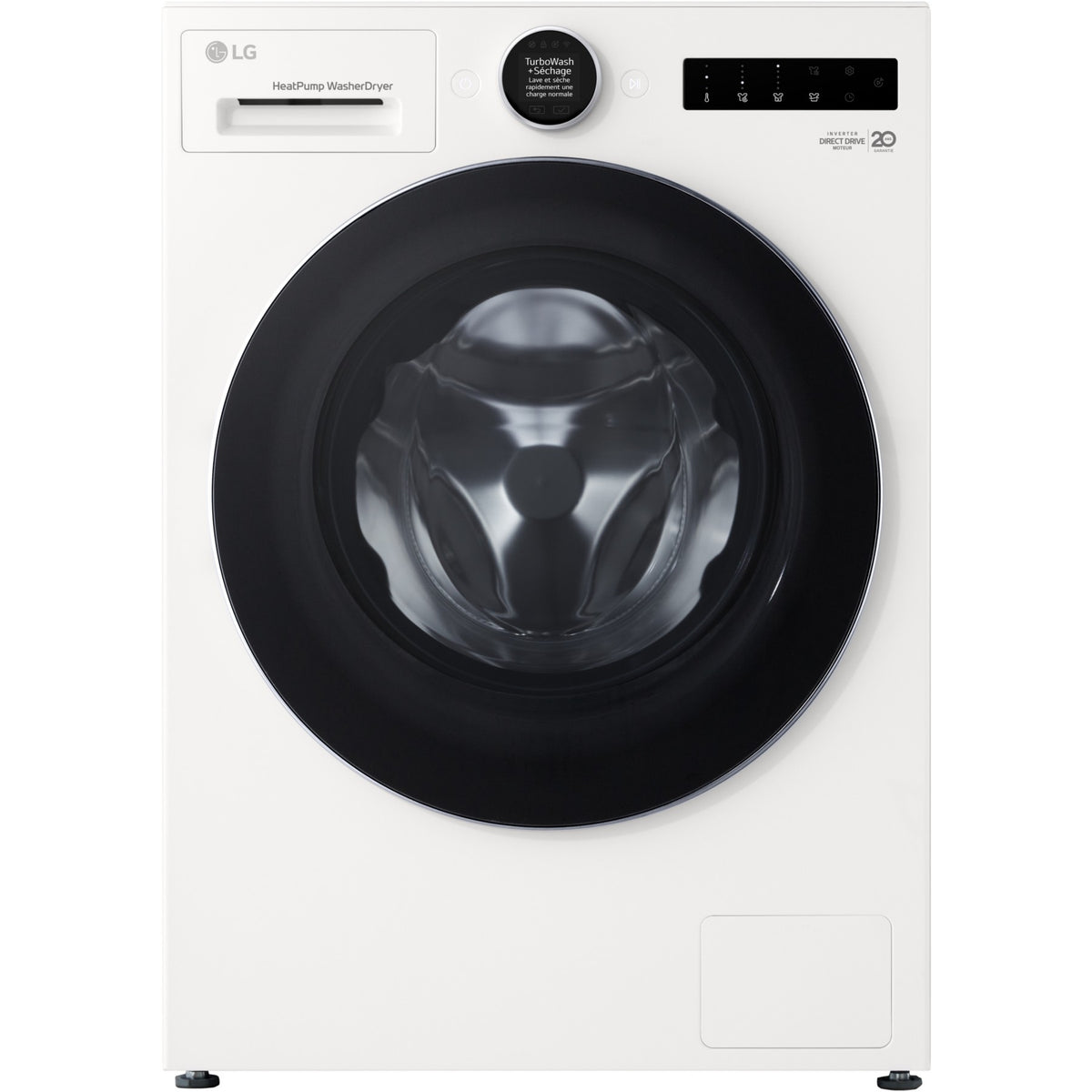 Lave linge séchant hublot LG F164HP2WST - 11/6 kg - 1400 tr/min - Classe A - Moteur direct drive - Connecté