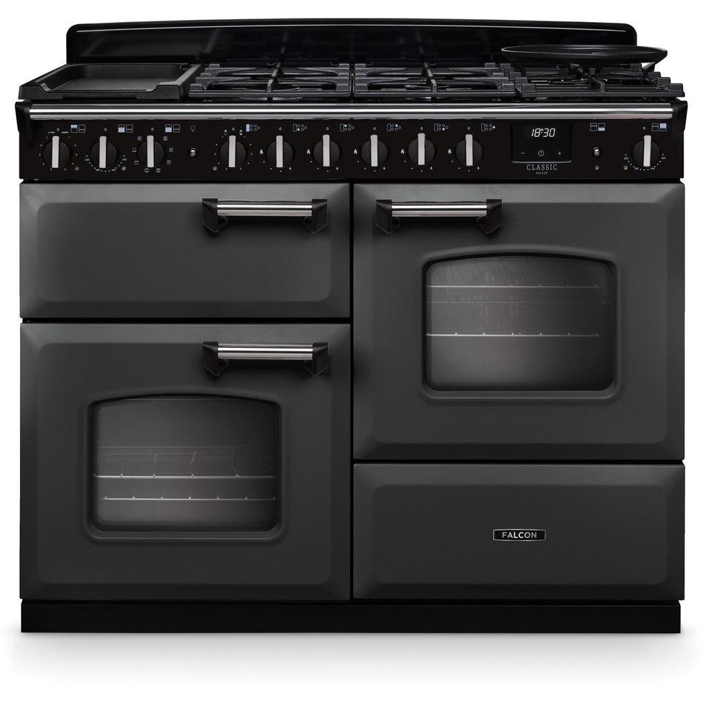 Piano de cuisson mixte FALCON NGC TAB MIX 110 CM ARDOISE CHROME