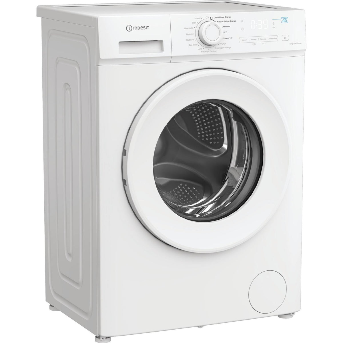Lave linge hublot INDESIT IMA864MYTIMEFR - 8 kg - 1400 tr/min - Classe A - Moteur induction
