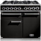 Piano de cuisson gaz FALCON Semi Pro DELUXE 100 NOIR CHROME