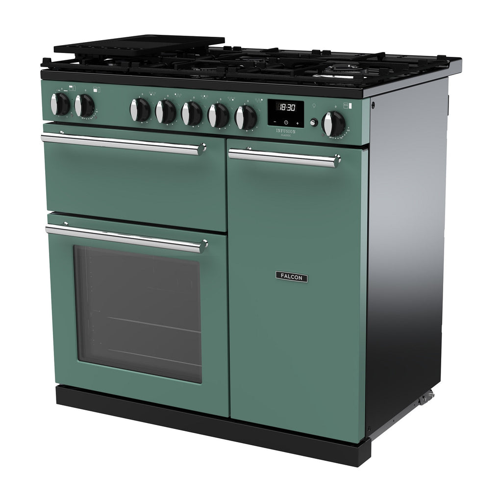 Piano de cuisson gaz FALCON INFUSION NGC TAB GAZ 90 CM VERT MINERAL