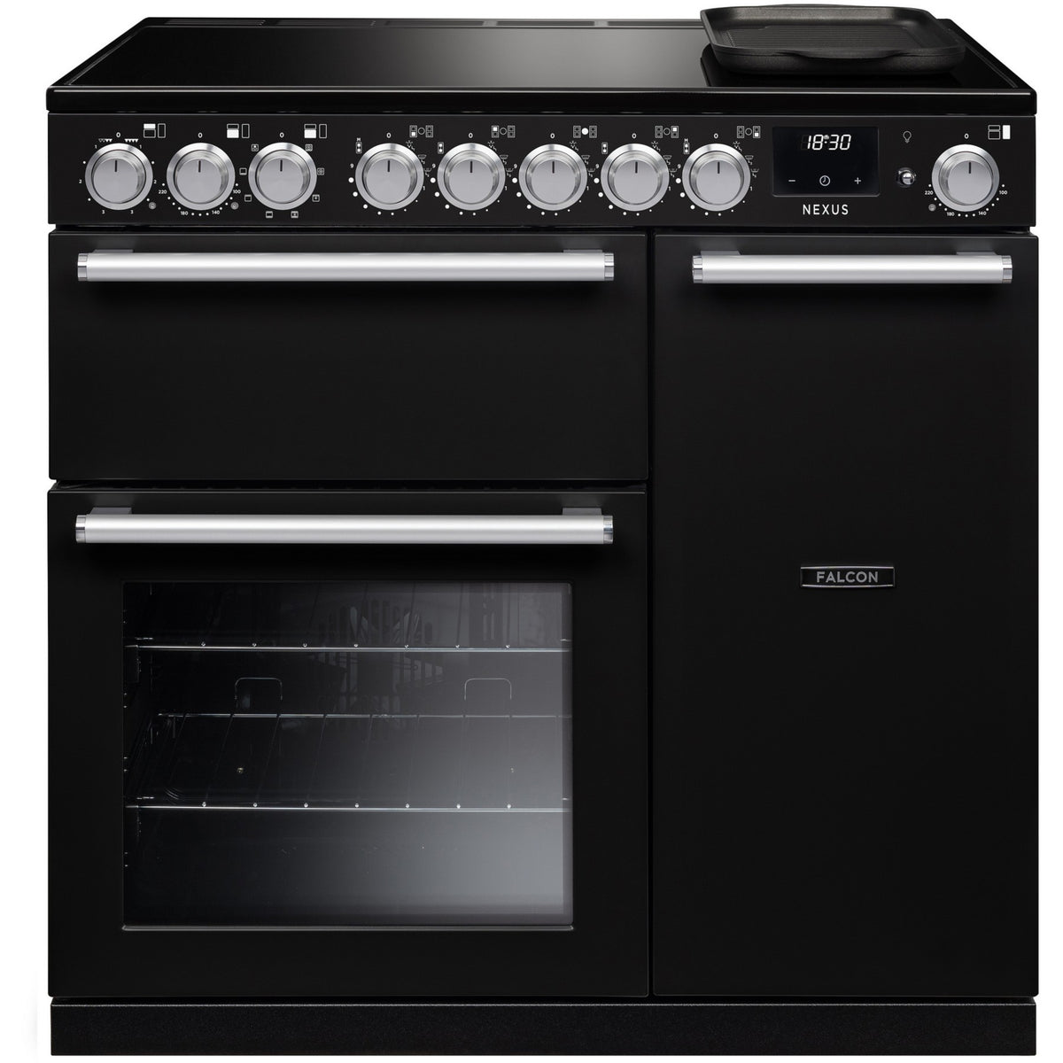 Piano de cuisson induction FALCON NEXUS NGC TAB IND 90 CM CHARBON CHROME