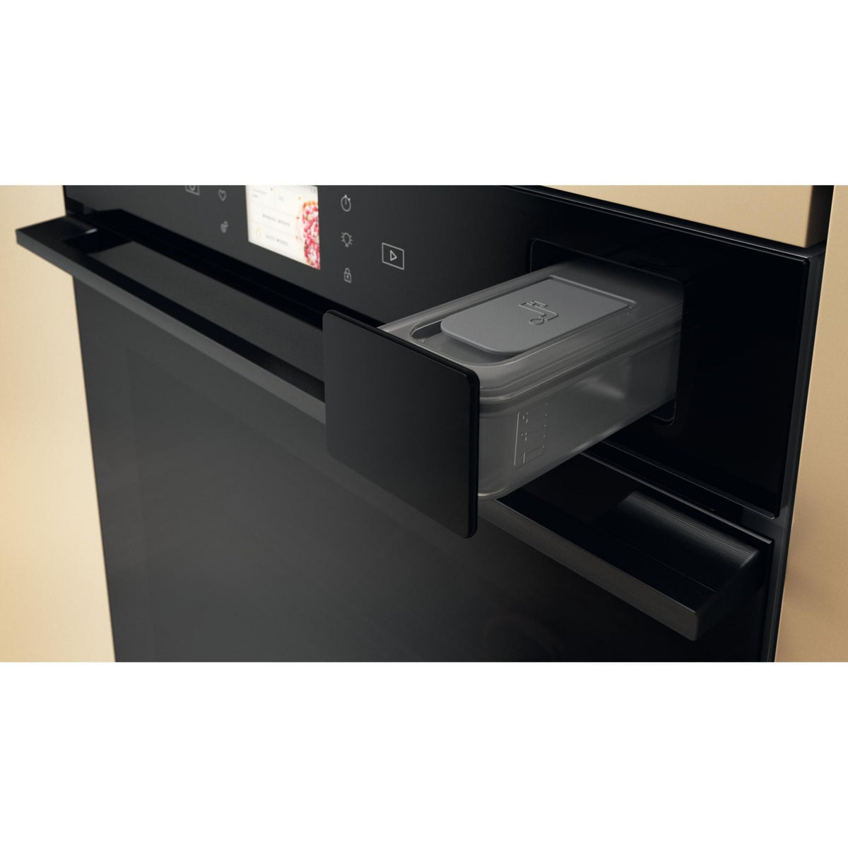 Four encastrable WHIRLPOOL WOI9A8FPT2SBAF - Pyrolyse - Hydrolyse - Chaleur tournante - Porte froide - Écran tactile