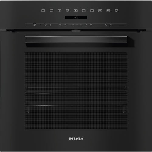 Four encastrable fonction vapeur MIELE DGC 7250 NR - Combiné vapeur - Chaleur tournante - Porte froide - Rails télescopiques