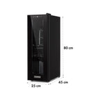 Cave à vin de service KLARSTEIN Shiraz 12 Slim Uno - Noir