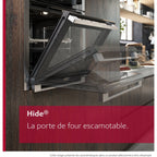 Four encastrable NEFF B6ACH7AG3 - Pyrolyse - Hydrolyse - Chaleur pulsée - Porte froide