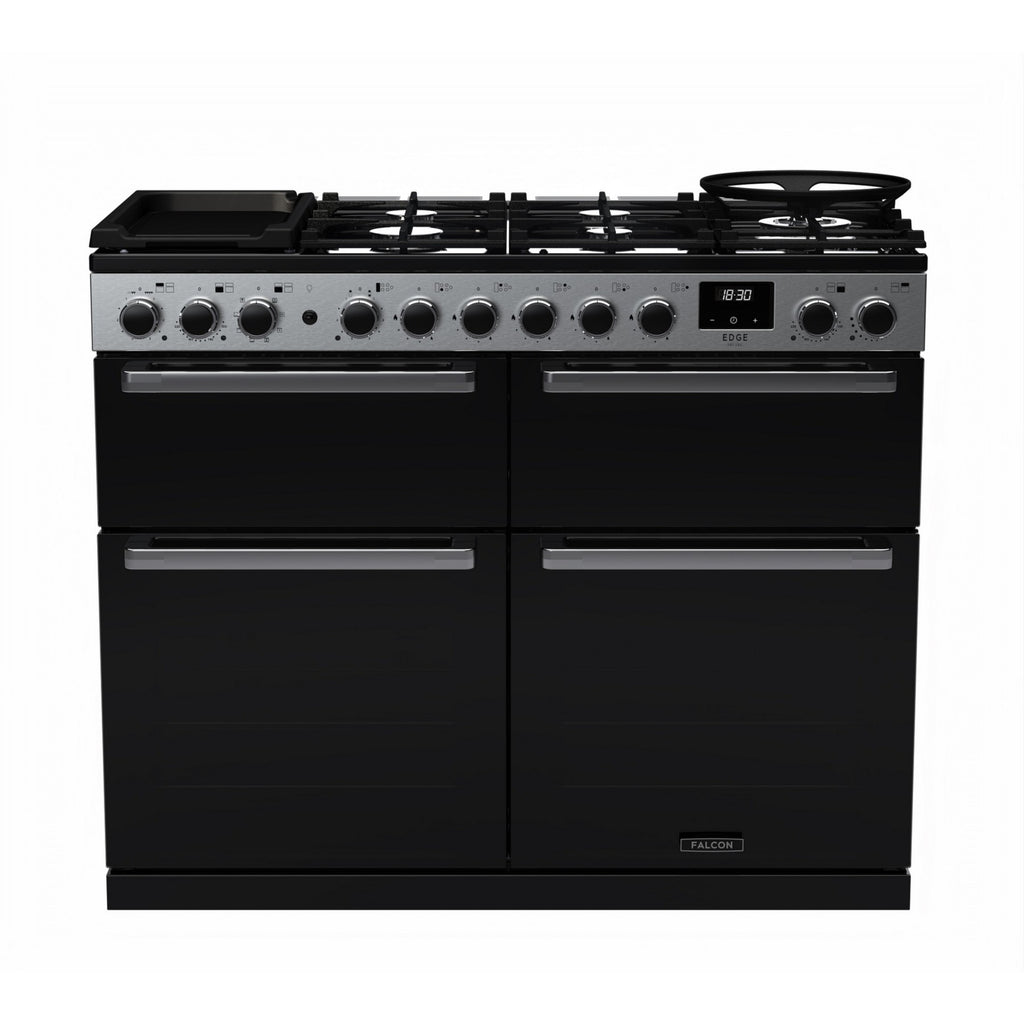Piano de cuisson gaz FALCON EDGE DELUXE BC TAB MIX 110 CM VERRE NOI