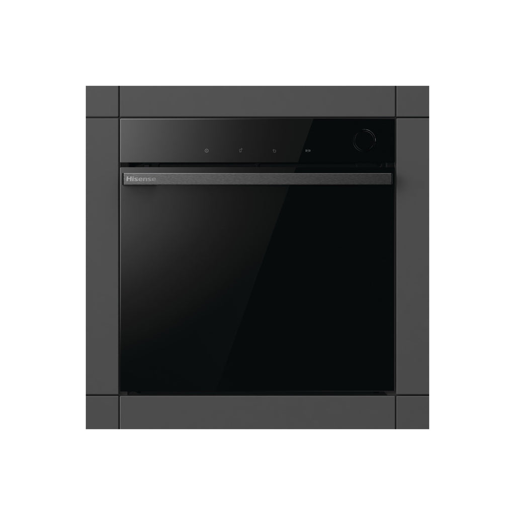 Four encastrable fonction vapeur HISENSE BSA66346PBGWIFI - Pyrolyse - Chaleur tournante - Rails télescopiques - Ajout Vapeur - Air Fry - Wifi + Micro ondes grill encastrable HISENSE BIM325GI63DBG