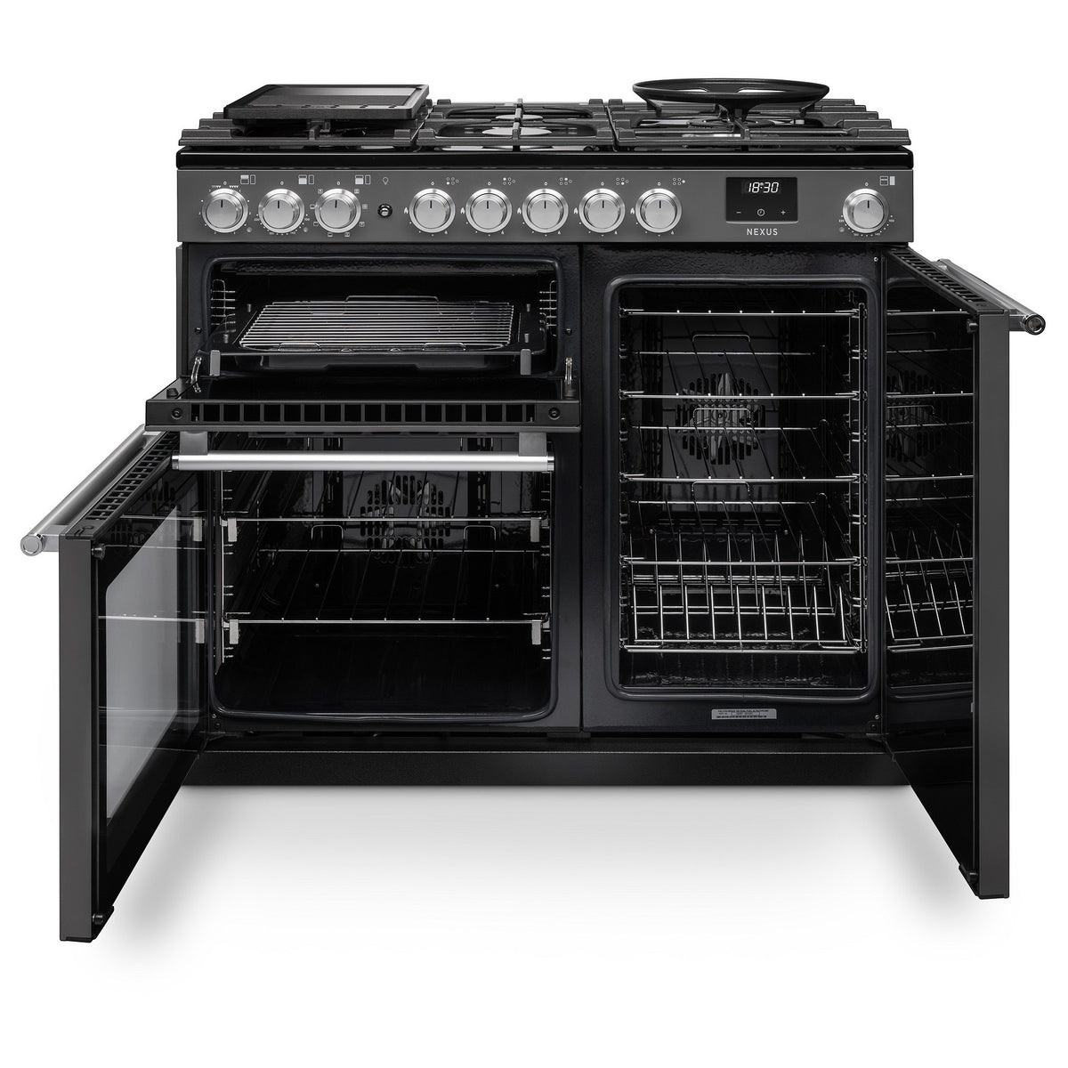 Piano de cuisson gaz FALCON NEXUS NGC TAB GAZ 100 CM ARDOISE CHROME