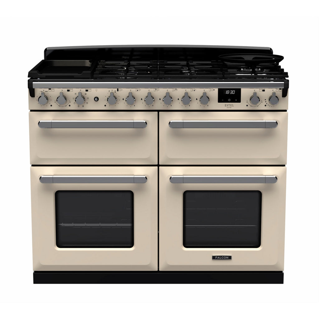 Piano de cuisson mixte FALCON ESTEL DELUXE BC TAB MIX 110 CM CREME PAS