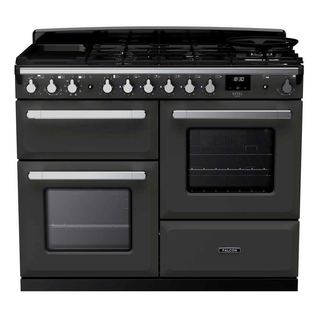 Piano de cuisson mixte FALCON ESTEL DELUXE OC TAB MIX 110 CM ARDOISE C