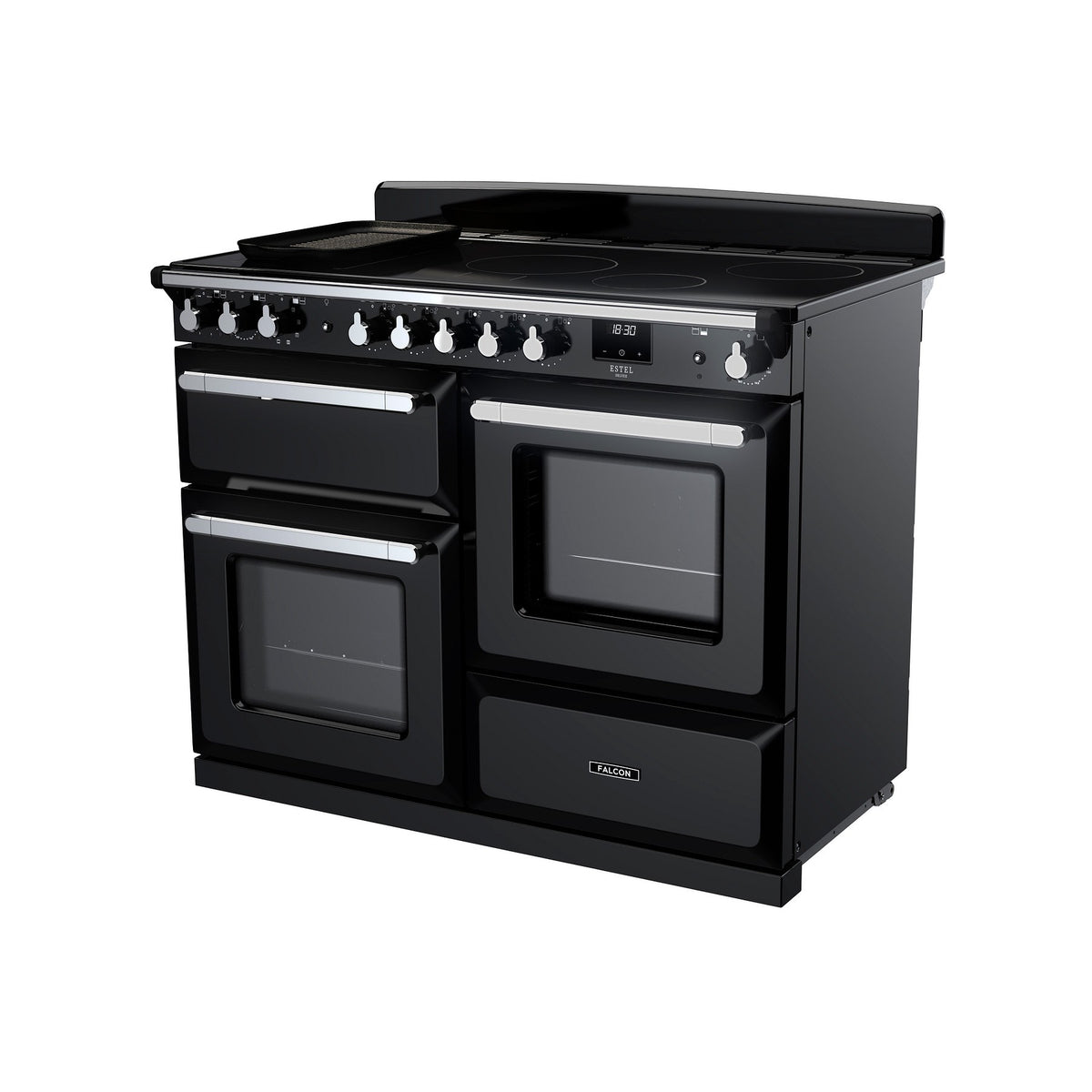 Piano de cuisson induction FALCON ESTEL DELUXE OCTAB IND 110 CM NOIR BRIL