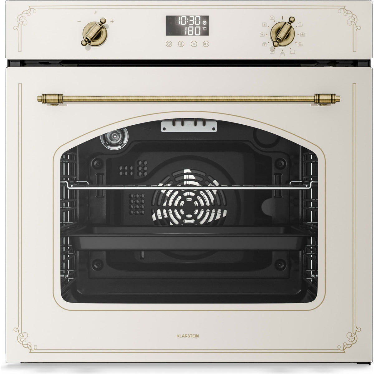 Four encastrable KLARSTEIN 60 cm pyrolyse 3150W 76L Blanc Victoria