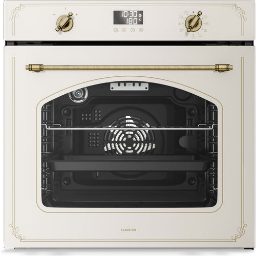Four encastrable KLARSTEIN 60 cm pyrolyse 3150W 76L Blanc Victoria