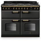 Piano de cuisson mixte FALCON NGC TAB MIX 110 CM ARDOISE LAITON ANTIQU