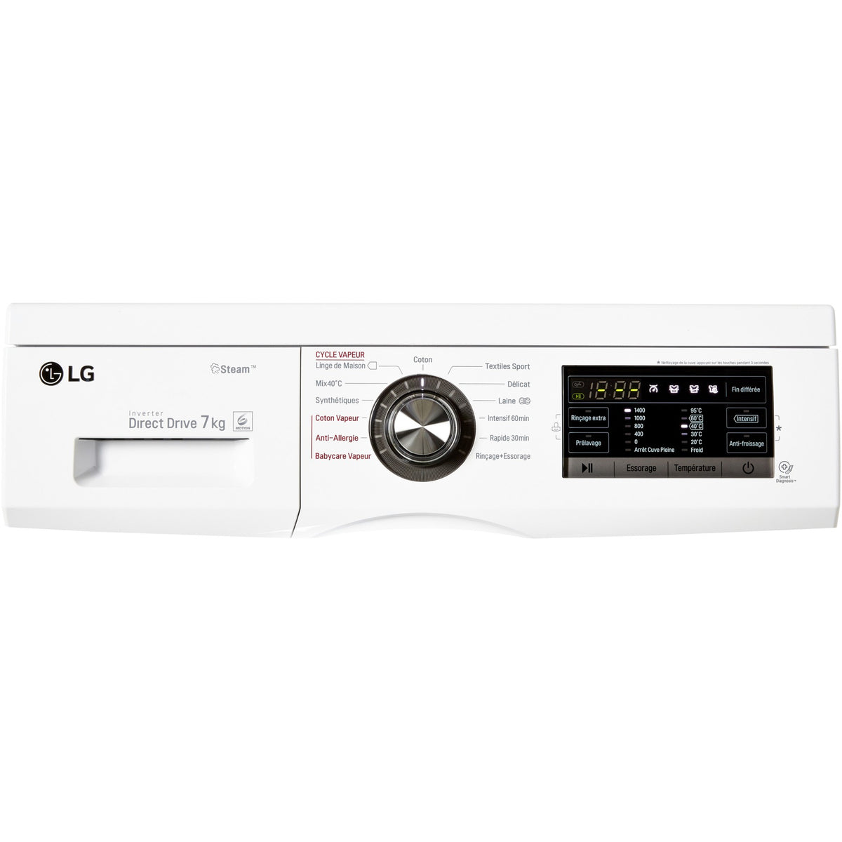 Lave linge hublot LG F74G62WHS Reconditionné
