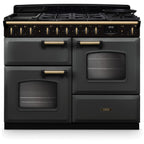 Piano de cuisson mixte FALCON NGC TAB MIX 110 CM ARDOISE LAITON ANTIQU
