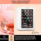 Cave à vin de service KLARSTEIN Shiraz 20 Uno 53L 20 bouteilles