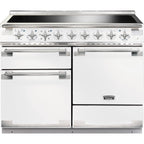 Piano de cuisson induction FALCON ELISE 110 BLANC NICKEL BROSSÉ