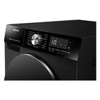 Lave linge hublot HISENSE WF3S1243BB2 - 12 kg - 1400 tr/min - Classe A - Moteur induction - Connecté wifi - Noir