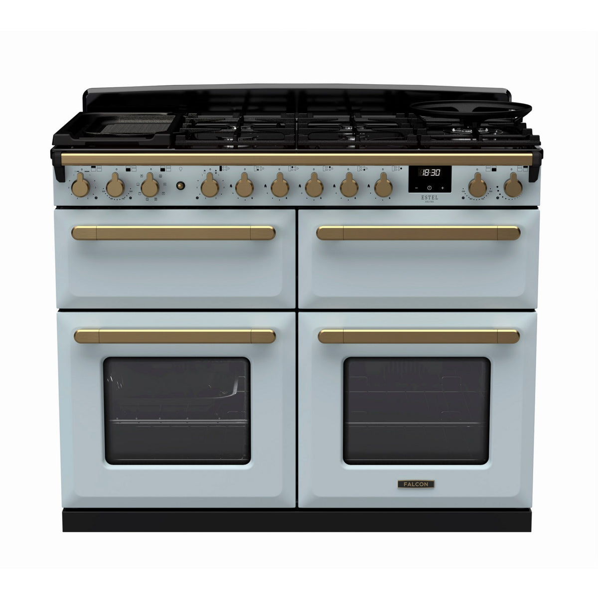 Piano de cuisson mixte FALCON ESTEL DELUXE BC TAB MIX 110 CM BLEU PAST