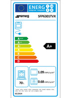 Four encastrable SMEG SFP6301TVX - Pyrolyse - Chaleur pulsée - Porte froide