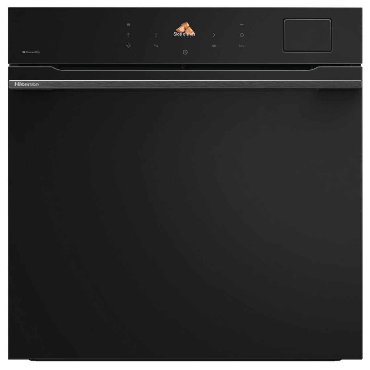 Four encastrable HISENSE BAS614P8B - Pyrolyse - Chaleur pulsée - Porte froide - Rails télescopiques - Écran tactile