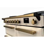 Piano de cuisson induction FALCON ESTEL DELUXE TAB IND 100 CM CREME PASTEL