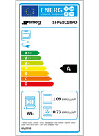 Four encastrable SMEG SFP68C1TPO - Pyrolyse - Chaleur pulsée - Porte froide - Rails télescopiques