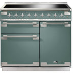 Piano de cuisson induction FALCON ELISE 100 VERT MINERAL MAT NICKEL BROSSÉ