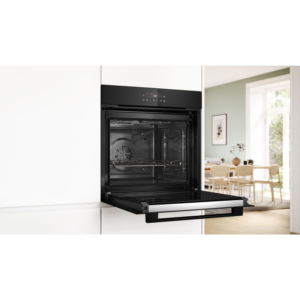 Four encastrable BOSCH HBA572BB4 - Pyrolyse - Chaleur tournante pulsée - Porte froide - 10 Programmes Auto