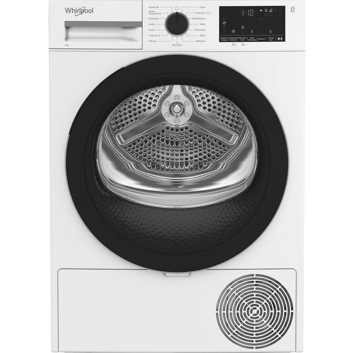 Sèche linge pompe à chaleur WHIRLPOOL CWSD83MWBSFR