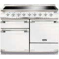Piano de cuisson induction FALCON ELISE 110 BLANC NICKEL BROSSÉ