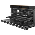 Four encastrable SMEG SFPR9604TNR - Pyrolyse - Chaleur pulsée - Porte froide - Rails télescopiques - Écran tactile