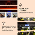 Cave à vin de service KLARSTEIN Vinovilla Duo encastrable 43 bouteilles