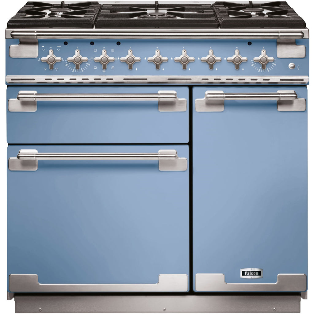 Piano de cuisson gaz FALCON ELISE 90 DF BLEU DE CHINE