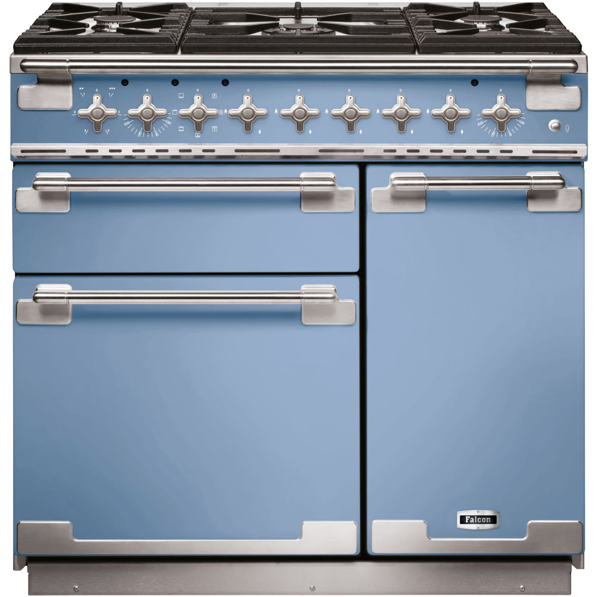 Piano de cuisson gaz FALCON ELISE 90 DF BLEU DE CHINE