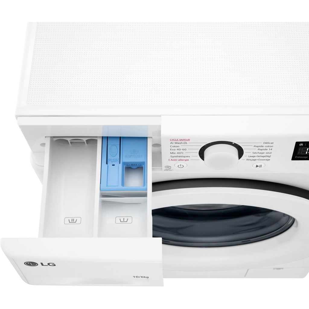 Lave linge séchant hublot LG F164R33WRS