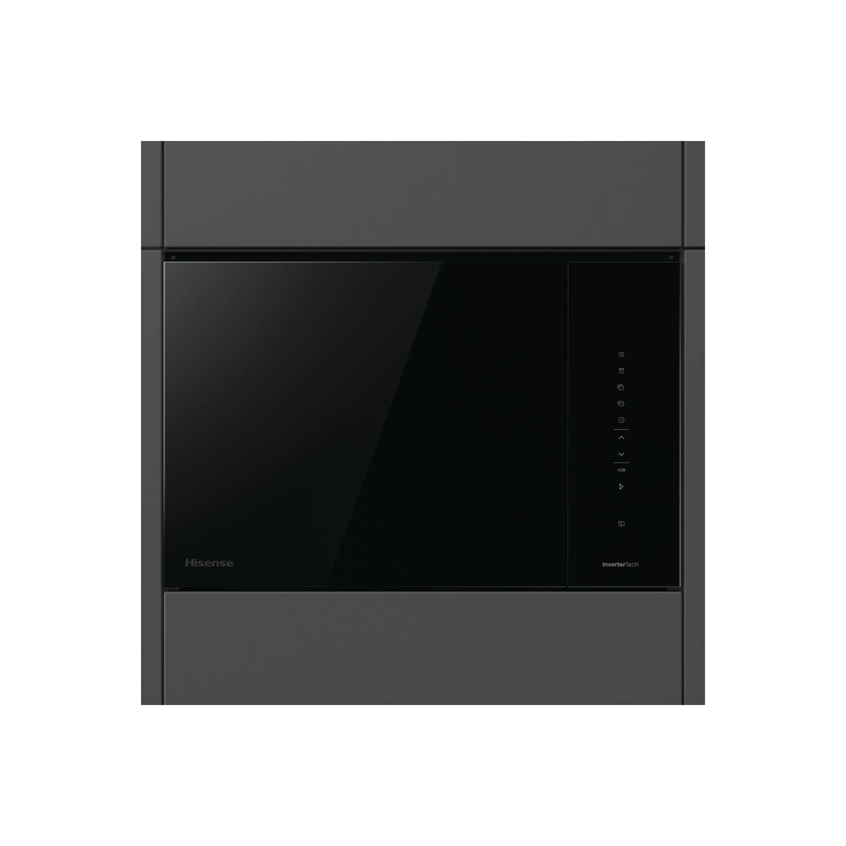 Four encastrable fonction vapeur HISENSE BSA66346PBGWIFI - Pyrolyse - Chaleur tournante - Rails télescopiques - Ajout Vapeur - Air Fry - Wifi + Micro ondes grill encastrable HISENSE BIM325GI63DBG